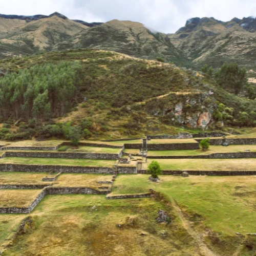 View andenes to Cusco 