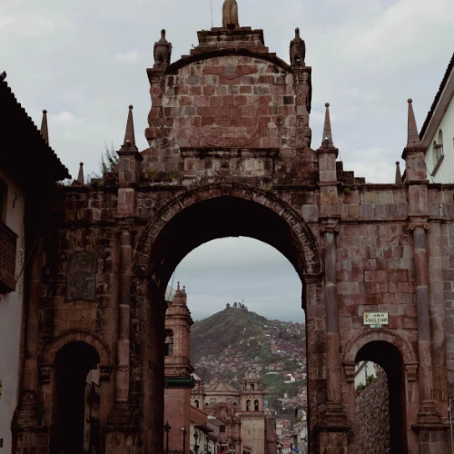 Entrance to the main square of Cuzco