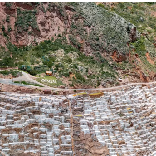 View from the heights of Salt de Maras