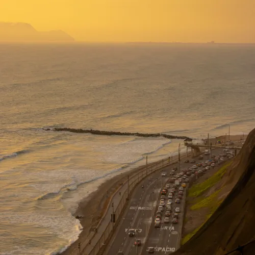 Coast of Lima and Sea, a peaceful tourist destination