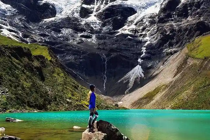 Arrival at Humantay Lake (Lagoon)