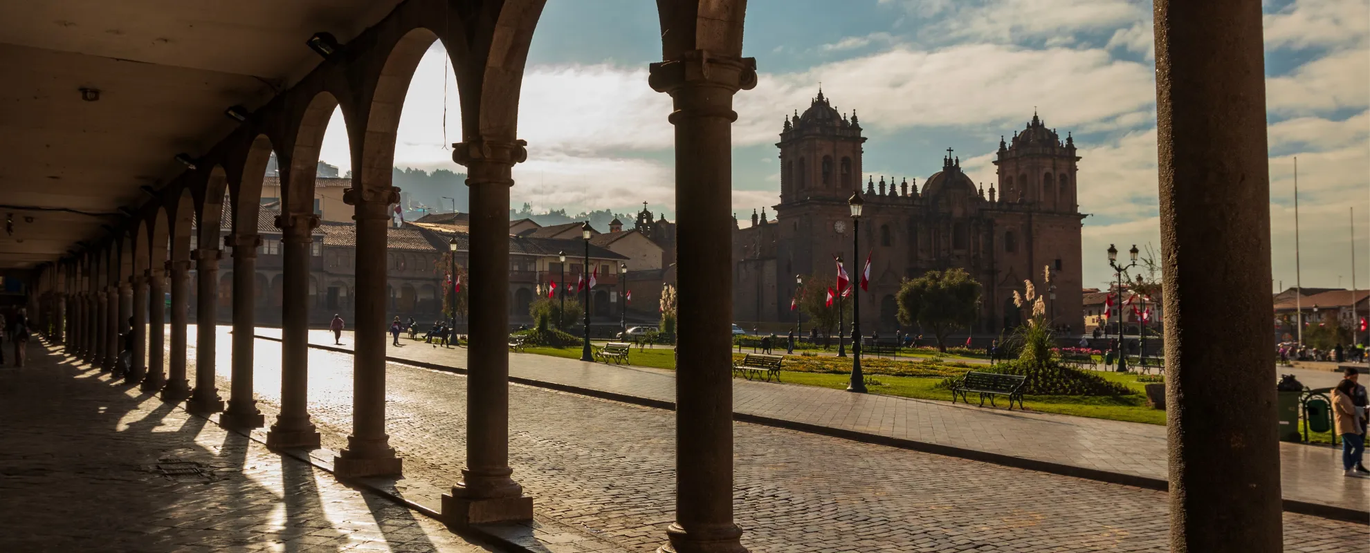 Cusco City Square of the historical world