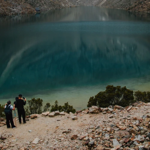 Turquoise lake