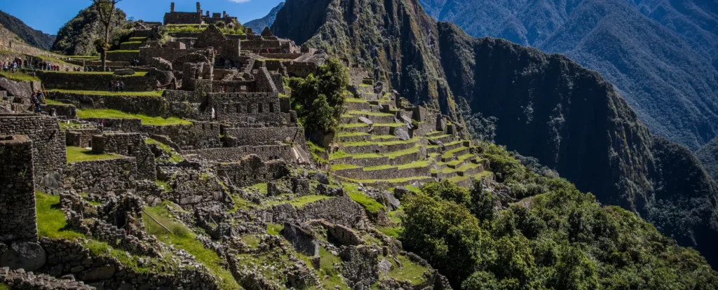 Classic tour of the Andes, historic ruins of Machu Picchu