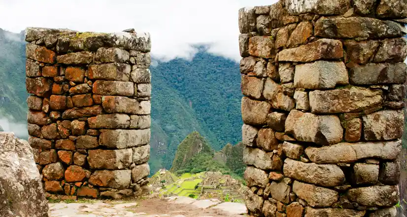 First View of Machu Picchu at Inti Punku
