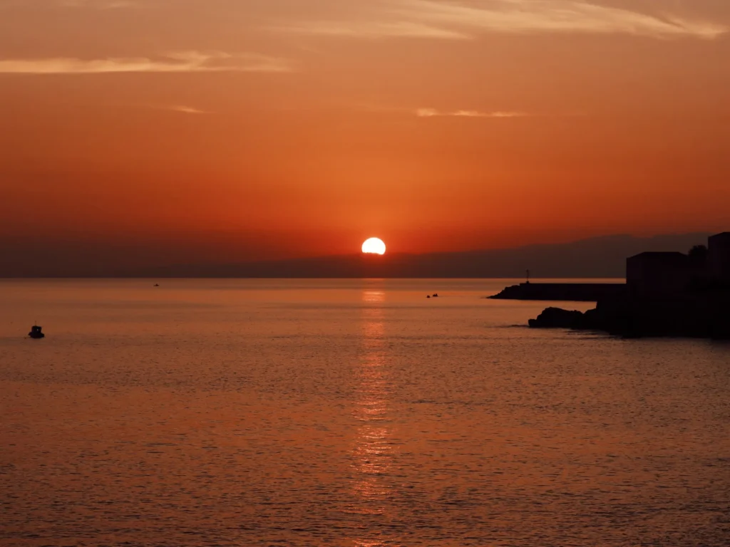 Sunset on the beaches of Miraflores, Lima