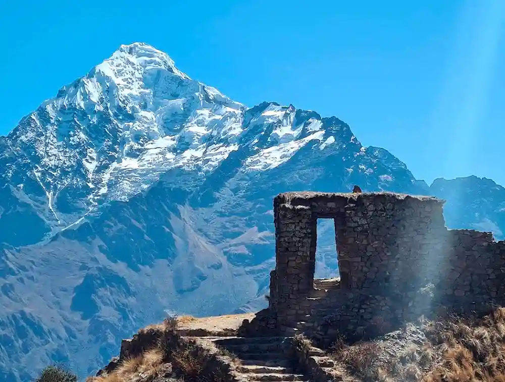 Arrival at the Sun Gate & first views of Machu Picchu